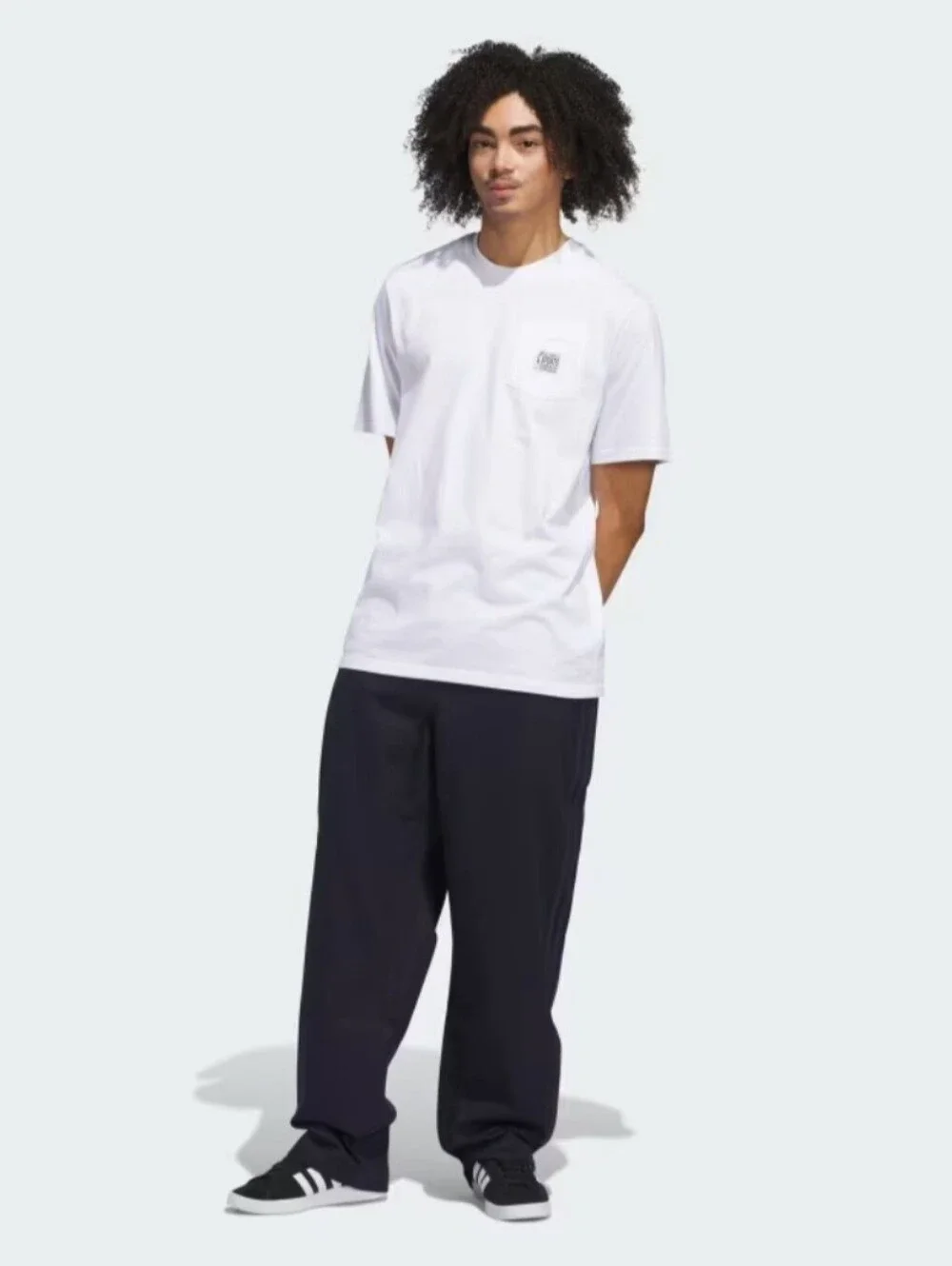 adidas Originals 3-Stripes Skateboarding Men's Chino Pants JC7663 Navy Size 34